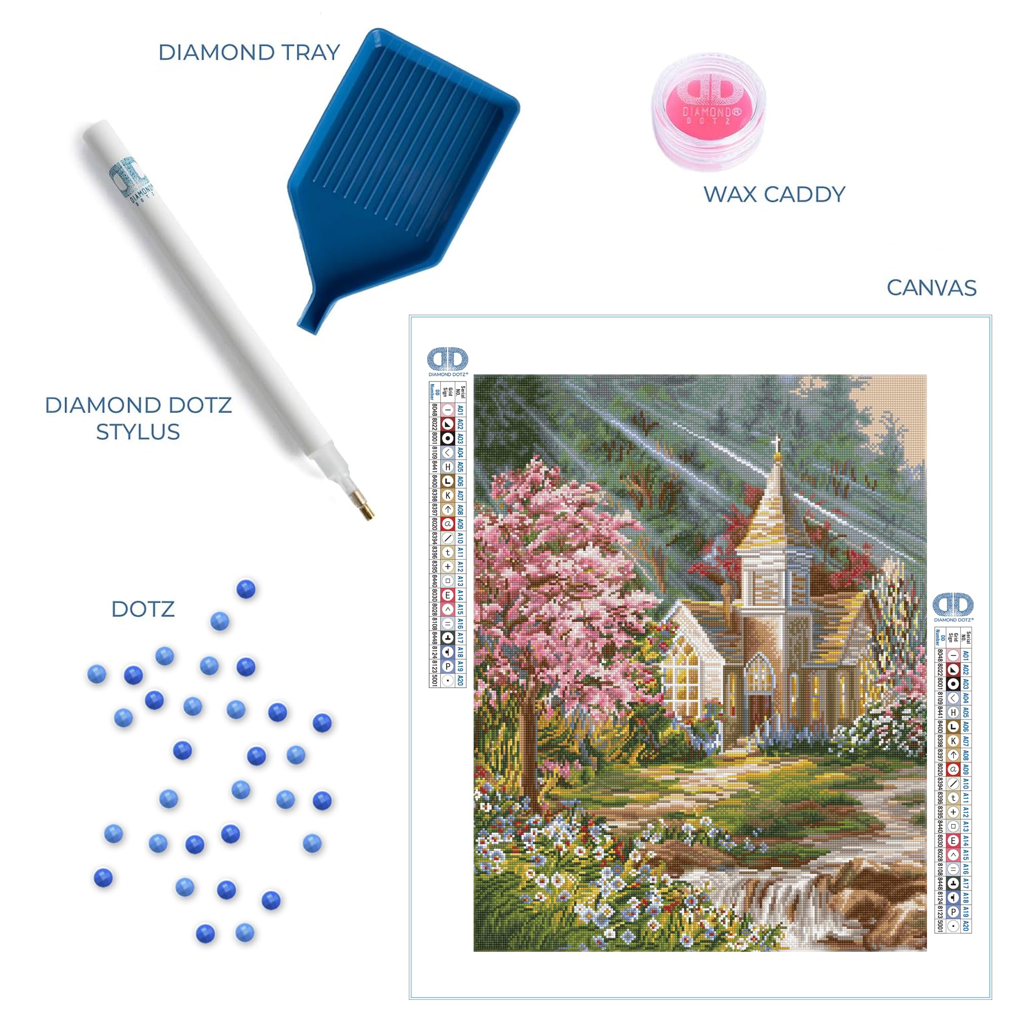 Amazon.com: DIAMOND DOTZ Be Still Spring Diamond Painting